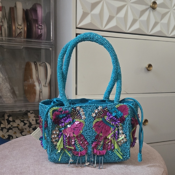 NWT India Beaded Bag - Picture 1 of 9